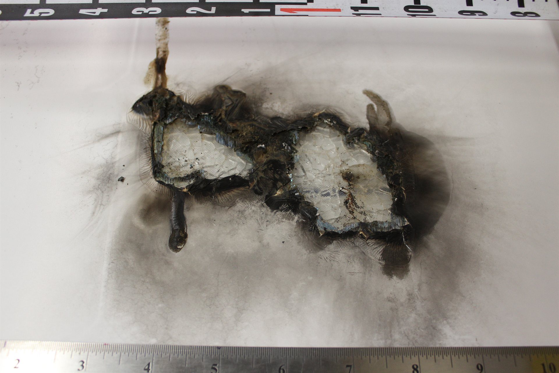 Forensic examination of a fire-damaged solar photovoltaic system