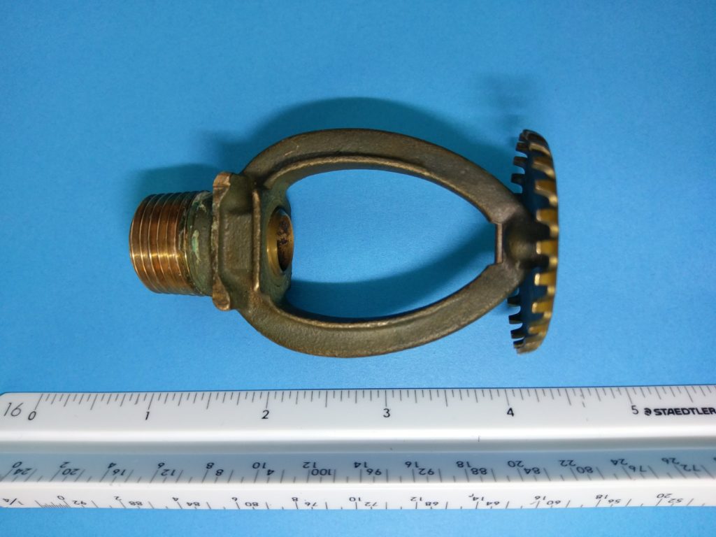 Fire sprinkler head forensic analysis