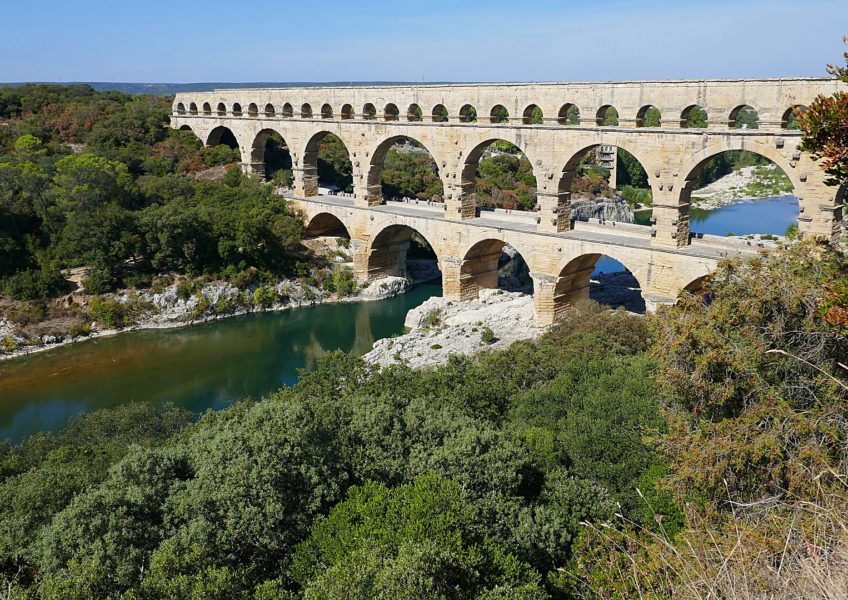 The Pont du Gard Aqueduct in France